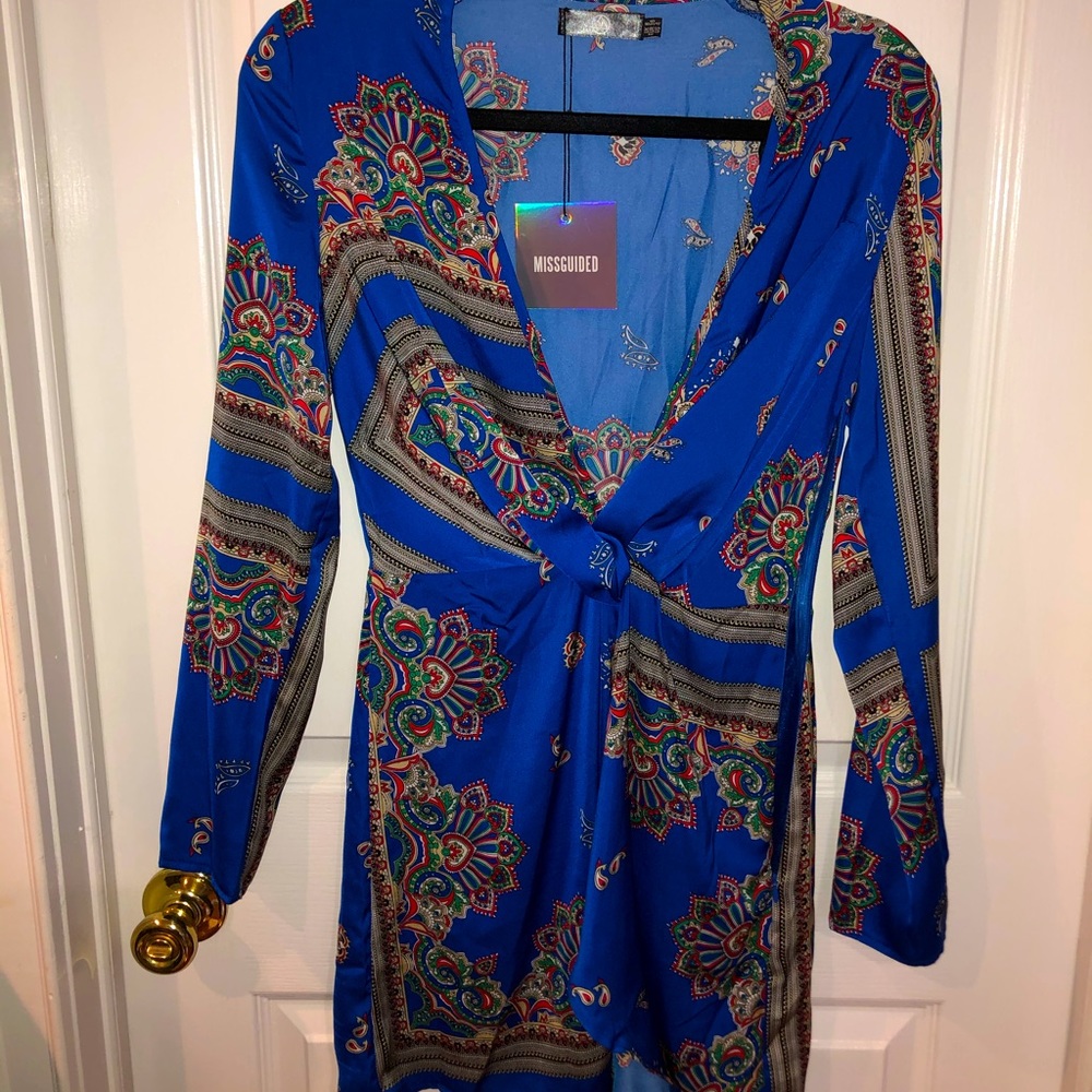 Silky Wrap Dress